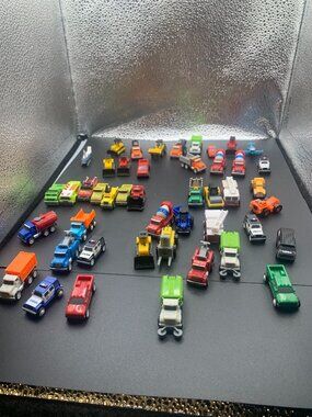 Lot of 46 Micro Driven & Tonka Assorted Vehicles LOOSE SELLING AS IS